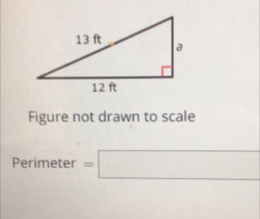 Figure not drawn to scale 
Perir neter=□