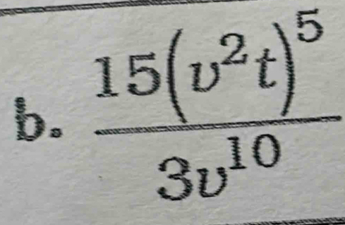  15(v^2tend(pmatrix)^5/3v^(10) 