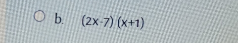 (2x-7)(x+1)