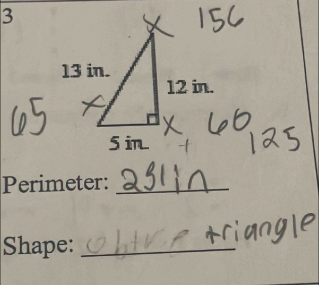 Perimeter:_ 
Shape:_