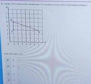 x=11 lprs
Whn is the slope of X2?
 1/x-y  -2
θ  1/3 
C
 1/3 