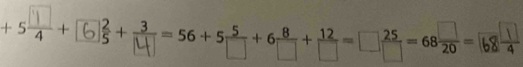 + 5 ↓ + 6 3+1=56+5+6+2=□2=68%=168