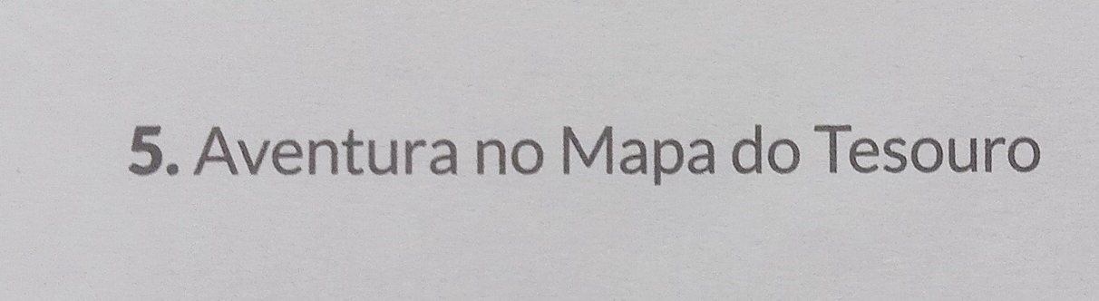 Aventura no Mapa do Tesouro