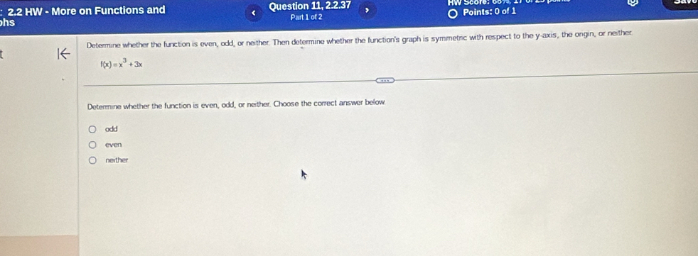 2.2 HW - More on Functions and Question 11, 2.2.37 ,