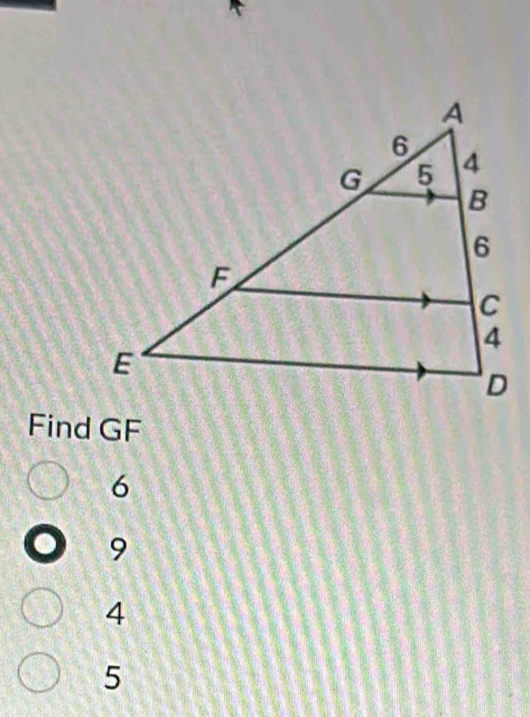 Find GF
6
9
4
5