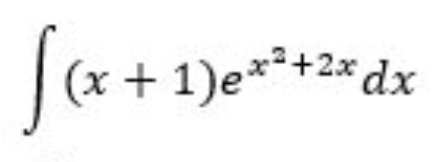 ∈t (x+1)e^(x^2)+2xdx