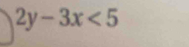 2y-3x<5</tex>