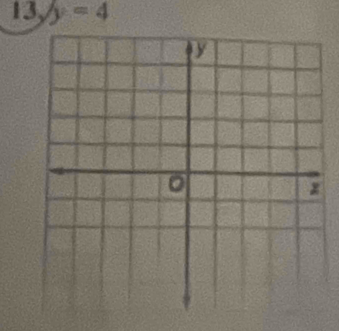 13, y=4