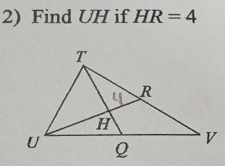 Find UH if HR=4