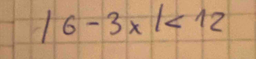 |6-3x|<12</tex>