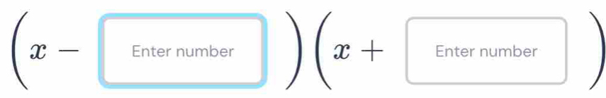 1
□  Enter number + Enter number