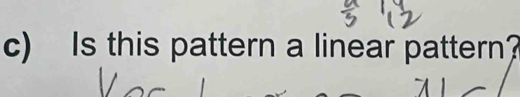 Is this pattern a linear pattern?