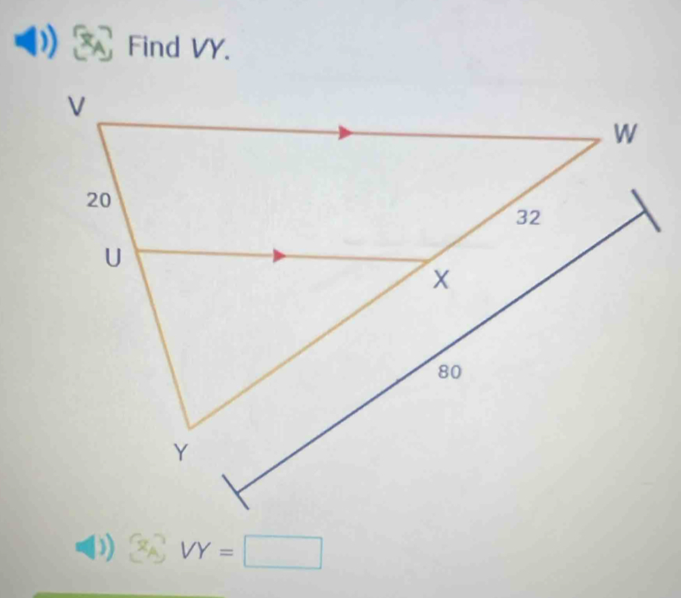 Find VY. 
(3) 32.3VY=□