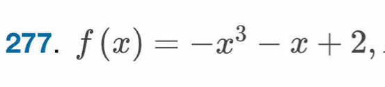 f(x)=-x^3-x+2,