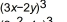 (3x-2y)^3