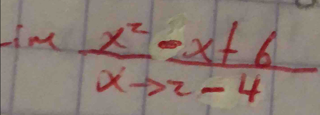  x^2/xto 2-4 