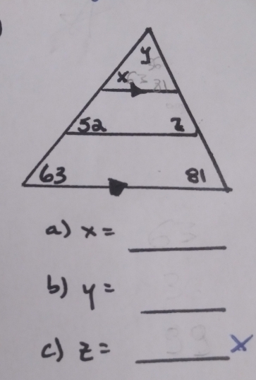 x=
_  
() y= _ 
() z= _ 
frac 1 X