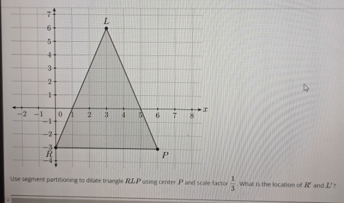 or  1/3 . What is the location of R' and L' 7