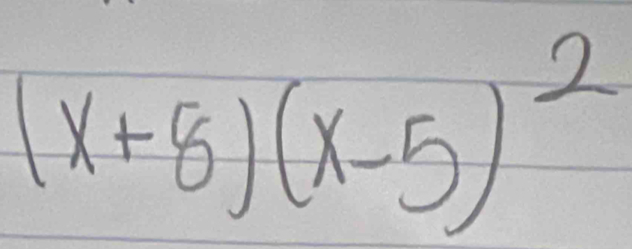 (x+8)(x-5)^2