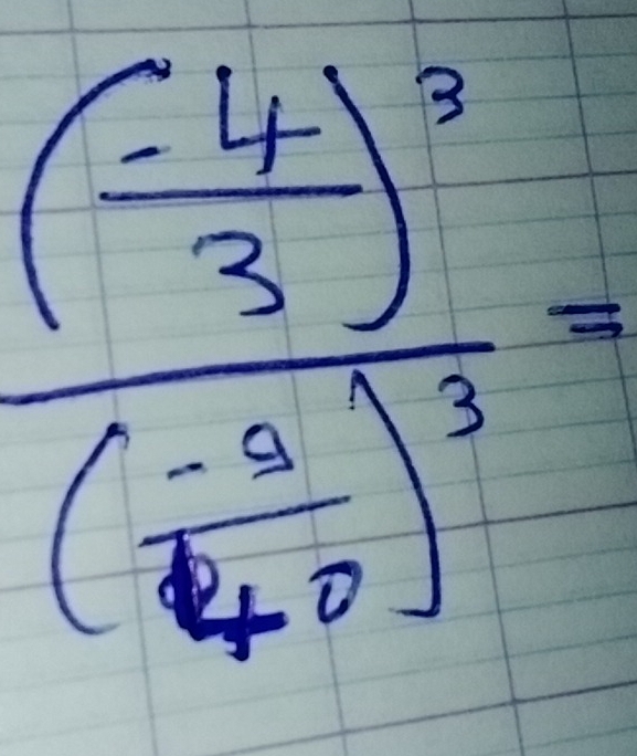 frac ( (-4)/3 end(pmatrix)^2( (-5)/4 - 5/3 )^3=