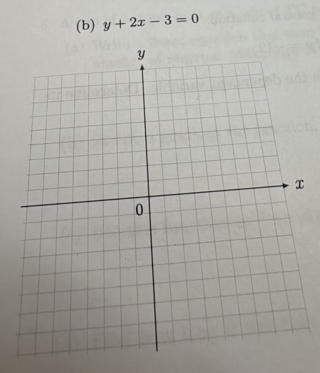 y+2x-3=0