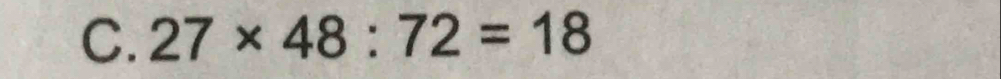 circ  27* 48:72=18