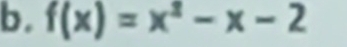 f(x)=x^2-x-2