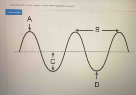 Solved: Circle the letter on the diagram below which represents a ...