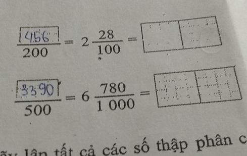 8: - 
Ấu lân tất cả các số thập phân c