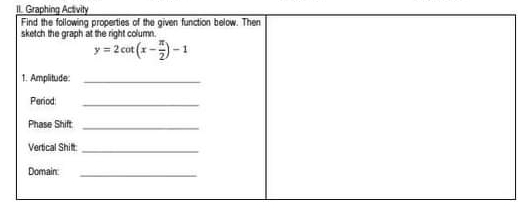 Graphing Activity