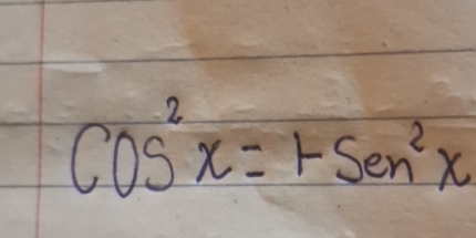 Cos^2x=1-2x^2