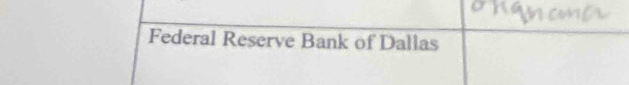 Federal Reserve Bank of Dallas