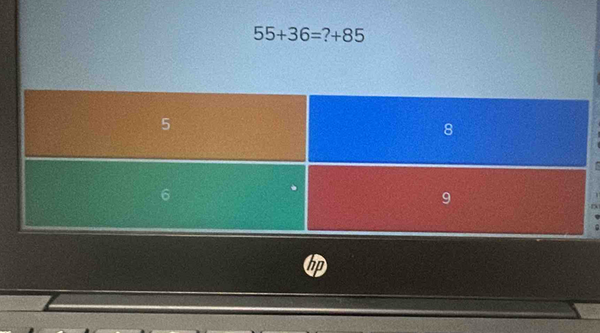 55+36=?+85