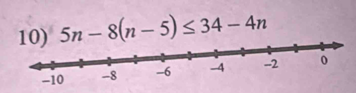 5n-8(n-5)≤ 34-4n