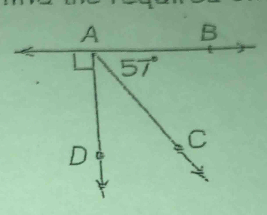 A
B

57°
C
D C
