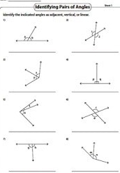 Identifying Pairs of Angles 
__ 
_