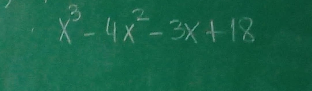 x^3-4x^2-3x+18