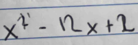 x^2-12x+2