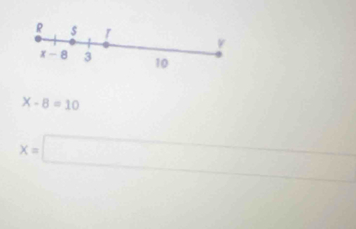 X-8=10^ 
□ ,□ )
x=□