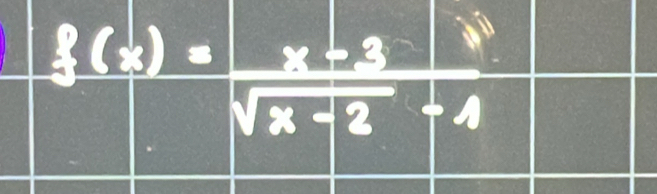 f(x)= (x-3)/sqrt(x+3)+4 