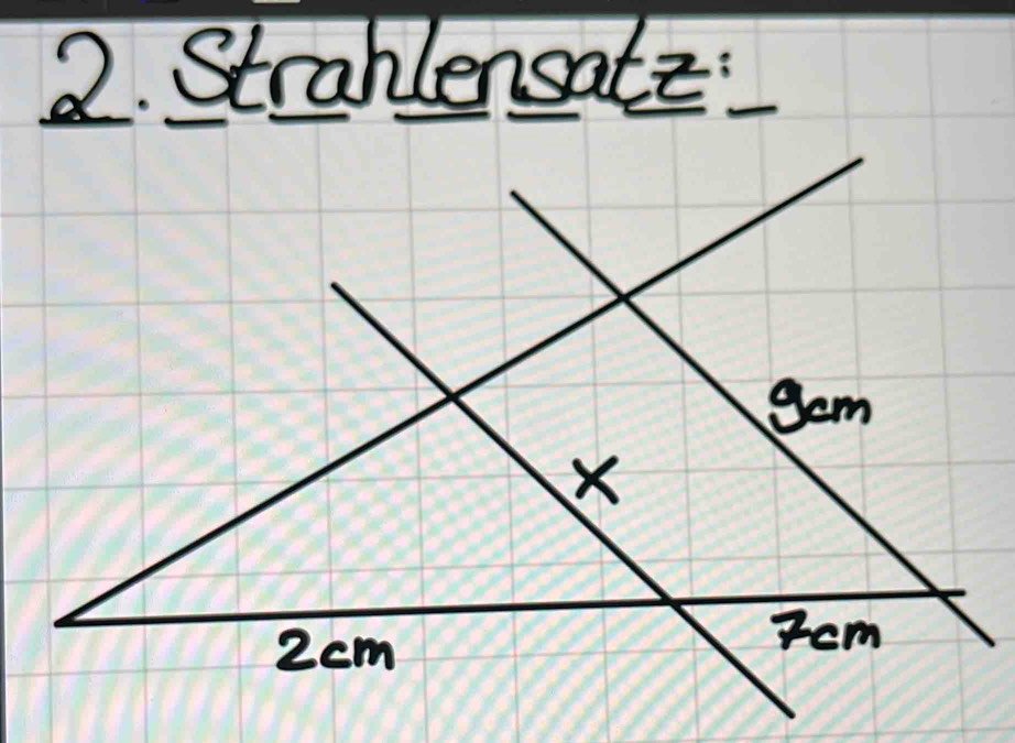 Strablensatz