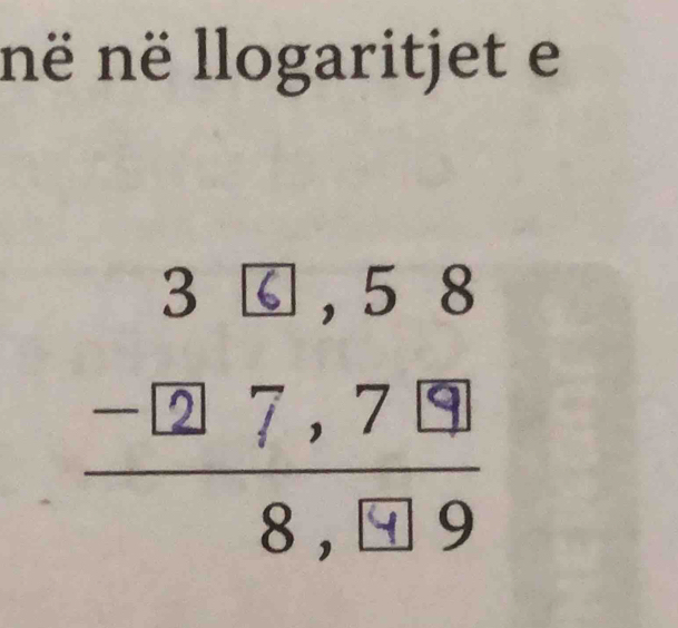 në në llogaritjet e