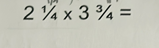 21/4* 33/4=