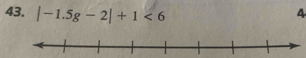 |-1.5g-2|+1<6</tex> 
4