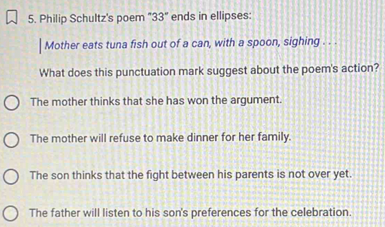 Solved: Philip Schultz's poem 