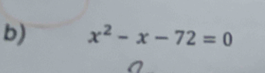 x^2-x-72=0