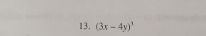 (3x-4y)^3