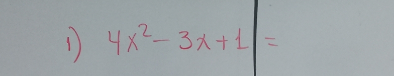 4x^2-3x+1