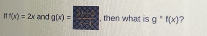 If f(x)=2x and g(x)= 2x/x+3  , then what is g°f(x) ?