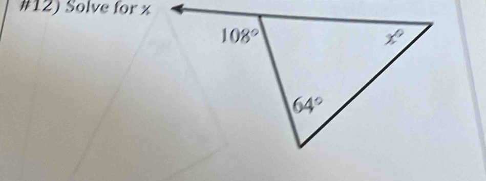 #12) Solve for z